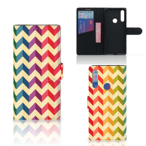 Huawei P Smart Z Telefoon Hoesje Zigzag Multi Color