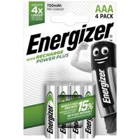 Energizer Power Plus HR03 Oplaadbare AAA batterij (potlood) NiMH 700 mAh 1.2 V 4 stuk(s) - thumbnail