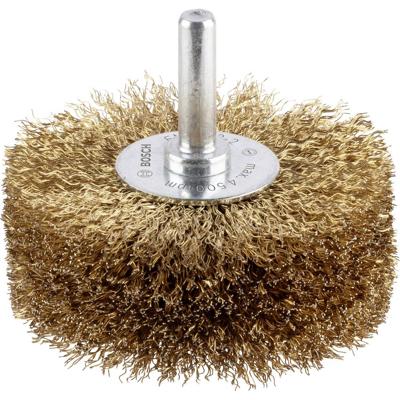 Bosch Accessories 2608622130 Schijfborstel, gegolfd, met messing coating, 80 mm, 0,2 mm, 35 mm, 4500 omw/min Schacht-Ø 6 mm 1 stuk(s)