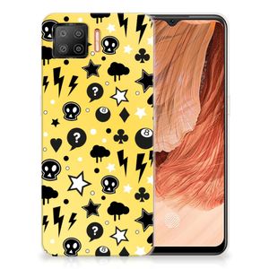 Silicone Back Case OPPO A73 4G Punk Geel