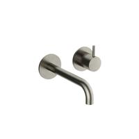 Hotbath Cobber - Wastafelmengkraan - zonder Waste - Laag - Geborsteld Nikkel - Inbouw - Nikkel - V01