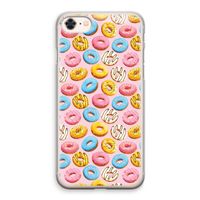 Pink donuts: iPhone 8 Transparant Hoesje