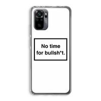 No time: Xiaomi Redmi Note 10 Pro Transparant Hoesje