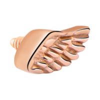 Attachment voor staafjes met interne schroefdraad Met roségoud verguld chirurgisch staal Balletjes, staafjes en meer - thumbnail
