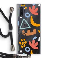 Abstract: Samsung Galaxy Note 10 Plus Transparant Hoesje met koord