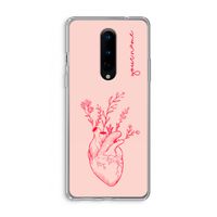 Blooming Heart: OnePlus 8 Transparant Hoesje