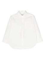 ETRO KIDS chemise en coton à logo brodé - Blanc