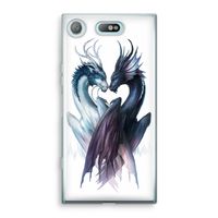 Yin Yang Dragons: Sony Xperia XZ1 Compact Transparant Hoesje Yin Yang Dragons: Sony Xperia XZ1 Compact Transparant Hoesje