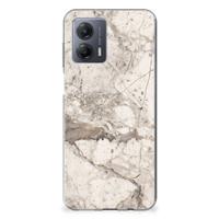 Motorola Moto G53 | TPU | Siliconen hoesje | Marmer Beige