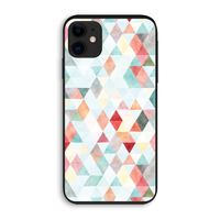 Gekleurde driehoekjes pastel: iPhone 11 Biologisch afbreekbaar hoesje