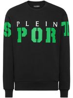 Plein Sport sweat en coton à logo imprimé - Noir