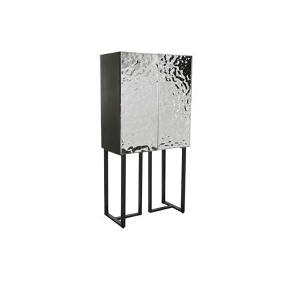 Dressoir Home ESPRIT Zilverkleurig Metaal Staal 80 x 41 x 160 cm