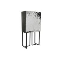 Dressoir Home ESPRIT Zilverkleurig Metaal Staal 80 x 41 x 160 cm