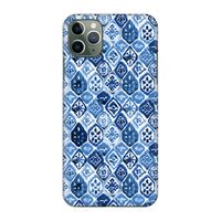 Blauw motief: Volledig geprint iPhone 11 Pro Max Hoesje