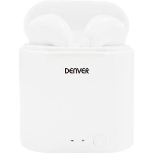 Denver TWE-36MK3 hoofdtelefoon/headset Draadloos In-ear Oproepen/muziek Bluetooth Wit