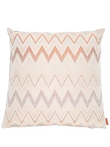 Missoni Home coussin 40 cm x 40 cm à motif zigzag - Tons neutres