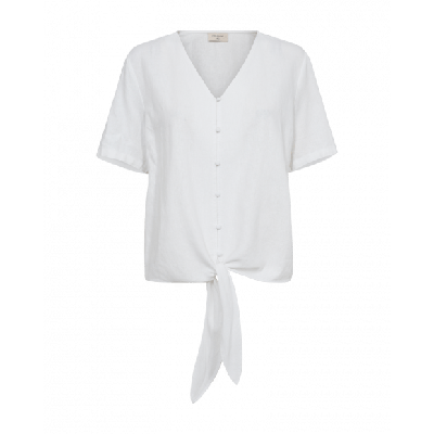 FreeQuent - Wit | Dames | Blouse | Wit | XXL | regular | Kamst mode