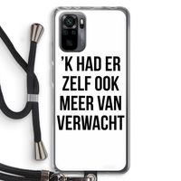 Meer verwacht: Xiaomi Redmi Note 10 Pro Transparant Hoesje met koord