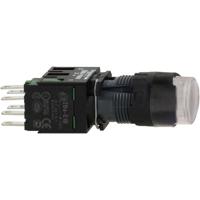 Schneider Electric XB6AW1B1B XB6AW1B1B Verlichte druktoets 250 V 3 A Moment (l x b x h) 57 x 18 x 18 mm IP65 1 stuk(s)