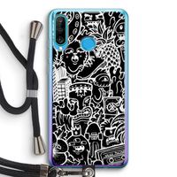 Vexx Black Mixtape: Huawei P30 Lite Transparant Hoesje met koord