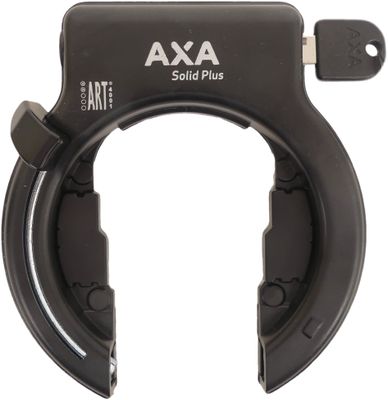Axa solid ringslot - hoogwaardig frameslot, extra brede opening, art 2 sterren, zwart - 58mm