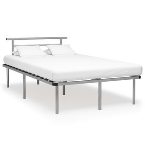 Bedframe metaal grijs 120x200 cm