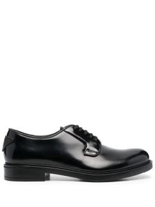 Prada derbies à lacets - Noir