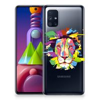 Samsung Galaxy M51 Telefoonhoesje met Naam Lion Color