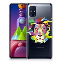 Samsung Galaxy M51 Telefoonhoesje met Naam Lion Color - thumbnail