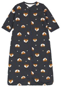HEMA Babyslaapzak Padded Afritsmouw - Vos Donkergrijs (donkergrijs)