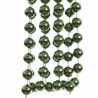 Ambiance Christmas kerstversiering sterren grove kralen ketting groen 270 cm