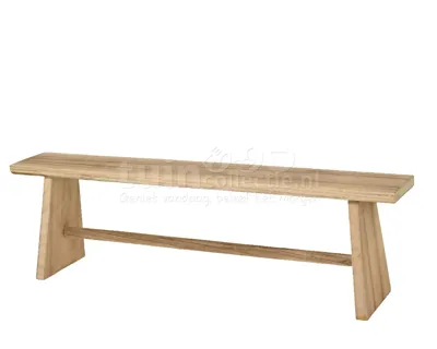 Bankje Hout Naturel 160cm