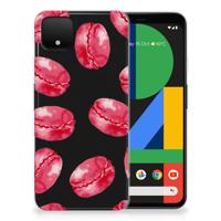 Google Pixel 4 XL | Siliconen Case | Pink Macarons