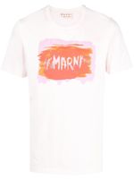 Marni t-shirt à logo imprimé - Rose