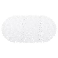 Differnz Lapis inlegmat bad - 100% PVC - anti-slip laag - 70 x 35 cm - wit