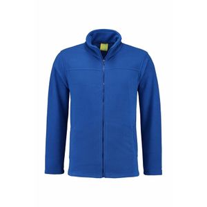 Kobaltblauw fleece vest met rits voor volwassenen 2XL (44/56)  -
