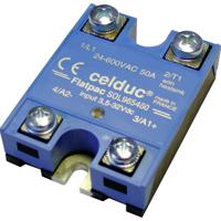 Celduc Halfgeleiderrelais SOL942960 25 A Schakelspanning (max.): 280 V/AC, 280 V/DC Schakelend bij overbelasting 1 stuk(s) - thumbnail