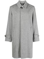 Mackintosh manteau boutonné Didsbury en laine - Gris