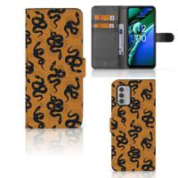 Telefoonhoesje | Met pasjeshouder | voor Nokia G42 Snakes Telefoonhoesje | Met pasjeshouder | voor Nokia G42 Snakes