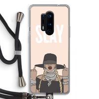 Slay All Day: OnePlus 8 Pro Transparant Hoesje met koord