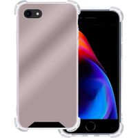 Basey iPhone 8 Hoesje Siliconen Shock Proof Hoes Case Cover - Rose goud