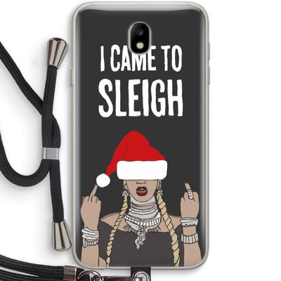 Came To Sleigh: Samsung Galaxy J7 (2017) Transparant Hoesje met koord