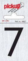 Route alulook 60 x 44 mm Sticker zwarte cijfer 7 pick up - Pickup Route alulook 60 x 44 mm Sticker zwarte cijfer 7 pick up - Pickup