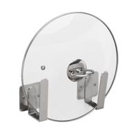 304 RVS wandmontage keuken rack opknoping pot dekselhouder