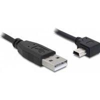 DeLOCK 82680 USB-kabel 0,5 m USB A Mini-USB B Zwart - thumbnail