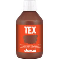 Darwi textielverf Tex, 250 ml, donkerbruin - thumbnail