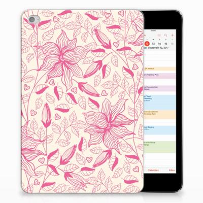Apple iPad Mini 4 | Mini 5 (2019) | Siliconen hoesje | Pink Flowers Apple iPad Mini 4 | Mini 5 (2019) | Siliconen hoesje | Pink Flowers