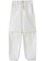 Jil Sander pantalon fuselé à design à empiècements - Blanc