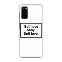 Self love: Volledig geprint Samsung Galaxy S20 Hoesje