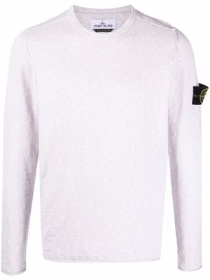 Stone Island pull à motif Compass signature - Violet